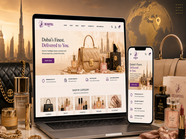 Delightfull Dubai website mockup